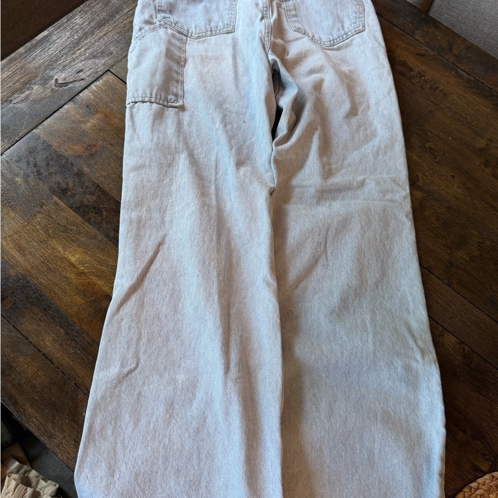 Free People We the Free high waist wide leg jeans size 29 distressed - Picture 3 of 8